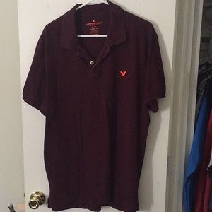 American Eagle polo shirt.